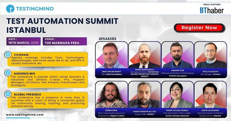 Test Automation Summit 2025, İstanbul’da sektörü bir araya getirecek – Ankara Haber